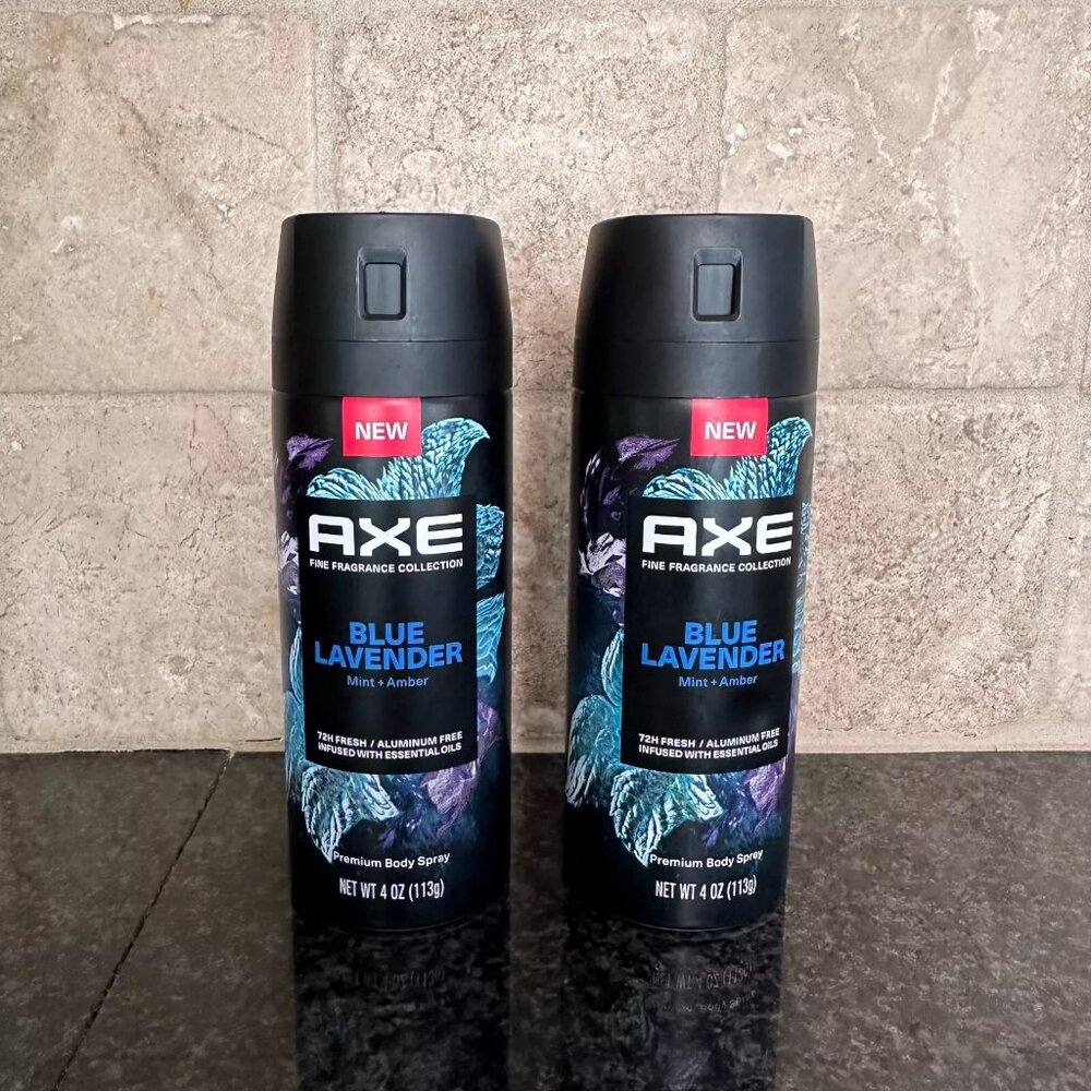 NEW axe blue lavender body spray 🌊 4oz